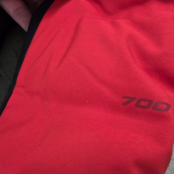 $500 The North Face Amry 700 Down Puffer Jacket Womens XL Red Black NF0A5G9K - Picture 5 of 15